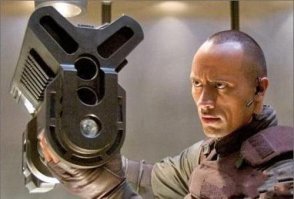 Очень здоровая винтовка получилась и не удобная.