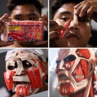 Я балдею с мультяшного персонажа! Я так понимаю, это лицо без кожи. Вот только зубов у него больше 60!