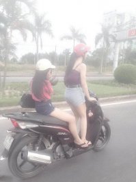 Я на такой хонде SH 150 кубовой тоже так катался