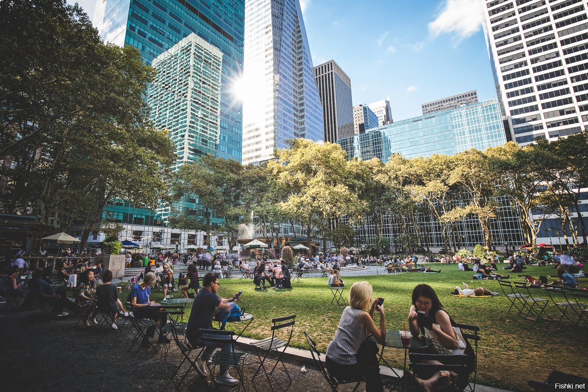 Summer in new york. Брайант-парк. Нью-йоркский Брайант-парк. Bryant Park New York.