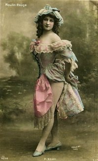 Танцовщица с Мулен Руж. Просто так.