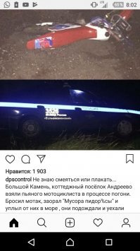 Нарушитель попытался спастись от полицейской погони вплавь, но наглотался водорослей