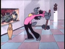 В детстве же показывали в мультике. Примерно вот так... шутка