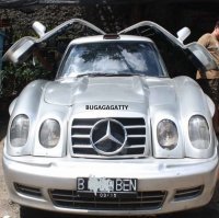 Самодельный Mercedes-Benz Gullwing из старого седана
