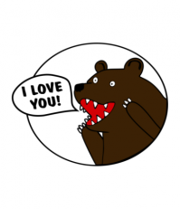 Смешная реакция медведя на фотосессию новобрачных в зоопарке