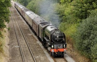 Ну у паровоза электричества нет. Там дрова или уголь.