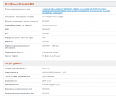 Слушай  помоги чем можешь! А то у меня уже голова опухла))))

Я никак не могу взять в толк.........А почему Навальный не продемонстрировал контракт(скриншот ниже) , который кстати то же заключён по тем же пунктам и для тех же частей тог же региона, но только уже в Сентябре ?

Как это не стыкуется с Лёхиными словами что ВСЕ контракты превышены по цене. Или может я чего не понимаю?