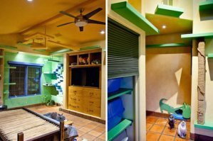 5.Офис. Кстати в доме была установлена специальная вентиляционная система. 6. Гостиная, которая выводит столь "любимый" многими запах.7. Холл.