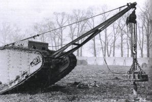 Фима, насчёт истории вопроса: а чего ты начал с рено фт17?))
незаслуженно забытая классика:
1918 год - роллер на базе Мк4. 
и еще более оригинальный магнитный экстрактор мин на базе Марк 1.