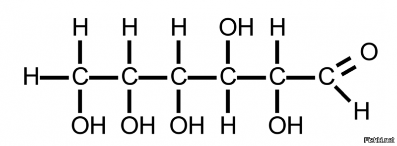Это циклические изомерные формы глюкозы. Собственно формула глюкозы выглядит так: