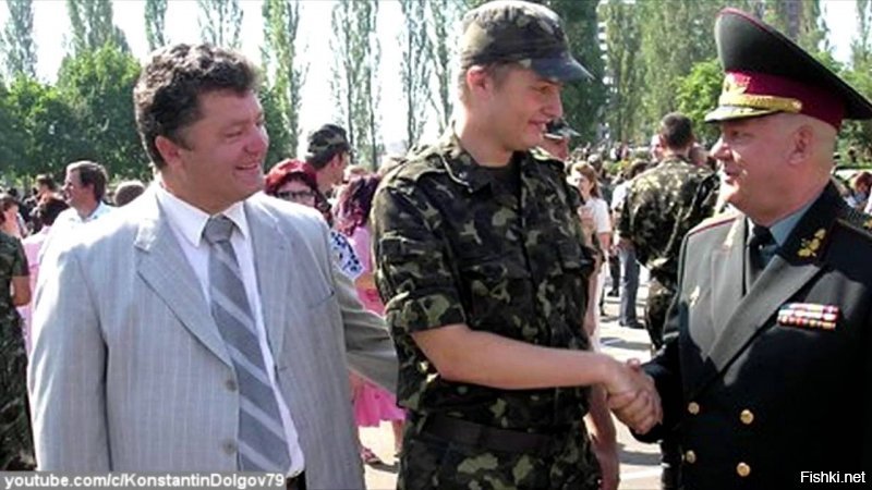 У Пети Порошенко сынуля тоже в АТО отметился, херой!