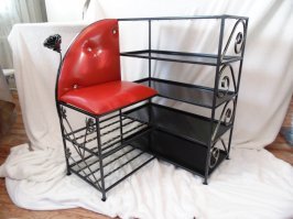 Я жене на новый год вот такой сделал и компактный и много обуви помещается.