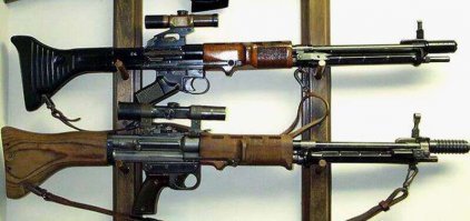 Вот эта штука у немцев интересная была Fallschirmjägergewehr 42 он же FG-42