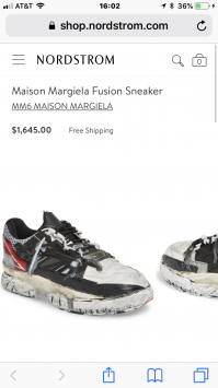 Закос под бедных: кеды сомнительного дизайна за $530