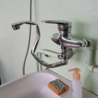 Суровый отечественный смеситель.