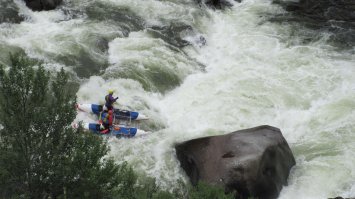 Например, такой. Август 2018, р. Чульча, приток Чулышмана