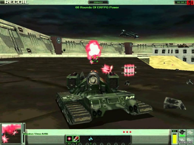Recoil   компьютерная игра в жанре аркадного танкового симулятора, разработанная компаниями Westwood Studios и Zipper Interactive и изданная Electronic Arts в 1999 году для Microsoft Windows.

Геймплей игры основан на управлении игроком экспериментального танка «BFT» (англ. Battle Force Tank), который перемещается по различным локациям благодаря самолёту вертикального взлёта и посадки. Сюжет игры разворачивается в антиутопическом ближайшем будущем, где могущественная корпорация захватила всю власть на планете и желает поработить всех её жителей с использованием роботизированных технологий. Игрок выступает членом сопротивления и борется с поработителями.