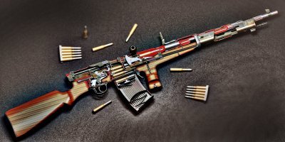 Тогда уж автомат Федорова.
У АК-47 от  МР-44  нет ничего кроме общей схемы  газоотвода ( Штурмгевер не является его первооткрывателем) на пружину и коробчатого магазина. А вот  от АС-44 многое.
Спасибо надо сказать фирме Роle в Магдебурге за 7,9 mm Kurzpatrone 43 от которого ведет свою прямую линию 7,62Х39  и бе з чего не было бы ни АС-44 ни АК-47.