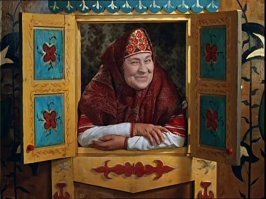 Советское детство от прекрасных сказок неотделимо:) Вот вам заставка "В гостях у сказки".Не героиня ли это поста?;)