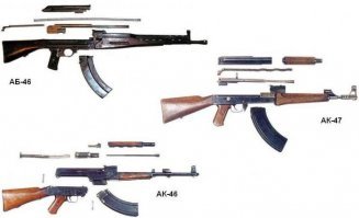 Да ладно!?
АК-46 и АК-47  очень родственны хотя есть различия.