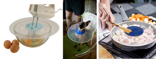 Как я понимаю, на пятой картинке, в сковородке справа – кот, который был в центре?