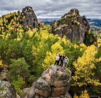 Чойта, были в Кедровом, в Красноярском крае,  а в сам Красноярск не заглянули.