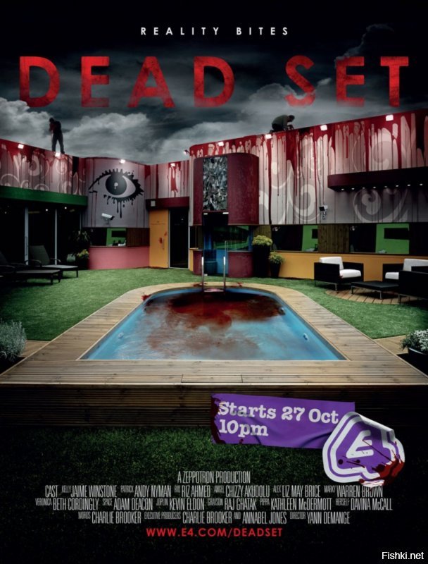 Был такой неожиданно крутой английский мини-сериал "Dead Set"