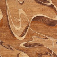 У меня в кабинете вот такой линолеум и обои под стать с завитушками, так у матери от него голова кружится, а с таким вообще башню сорвет.