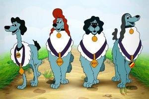 Псы войны: российский художник представил, что если бы собаки были воинами