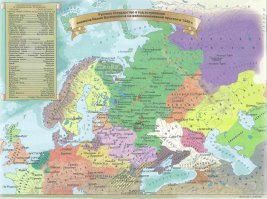 В каком месте Иван Васильевич, по прозвищу Грозный, просрал страну? Подсказка: Русь (Россия) выделены зеленым цветом.