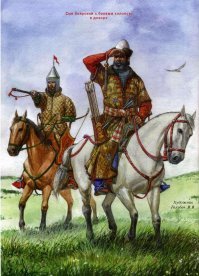 Упреждая. 
Вот так выглядели холопы. 
Естественно холоп был обязательно чей то в смысле того, что он был на службе у Боярина, а боярин естественно должен был содержать в зависимости от своего звания определенное количество холопов, были премии за превышение при сборе войска количества холопов. А вообще тогда был довольно интересный список званий. Холоп, Дворянин, Московский дворянин, Детё боярское, Путний Боярин (самое смешное, что это собственно курьер) и т.д.