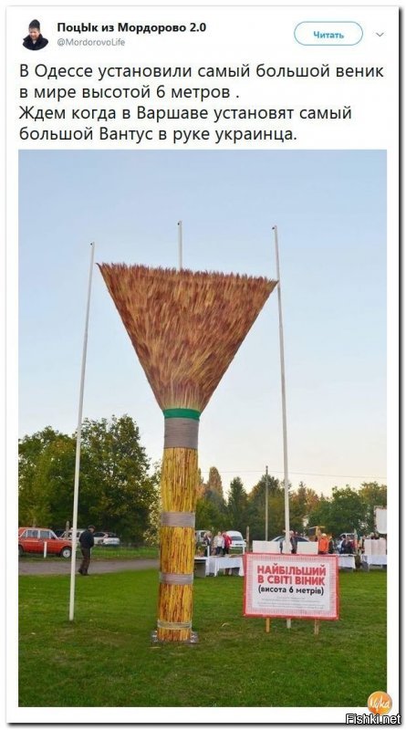 Веник,это чем в бане парятся ,а это метелка!!!