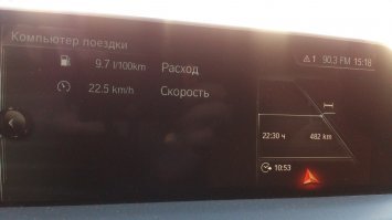 Позавчерашние пробки в этом счетчике.