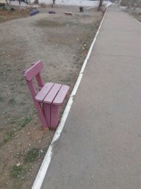 Новая разработка роснана? скамейка на одной ножке