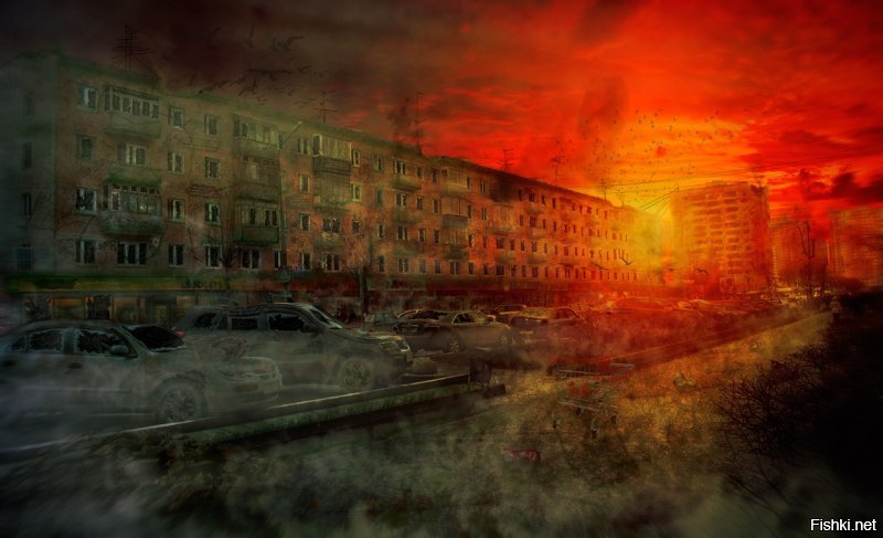 У нас тоже художник. Любит наш город в постапокалиптичном виде изображать. По мне - круто получается.