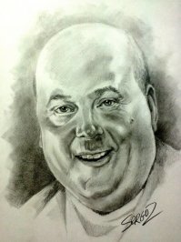 Советские актёры простым карандашом