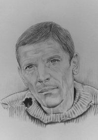 Советские актёры простым карандашом