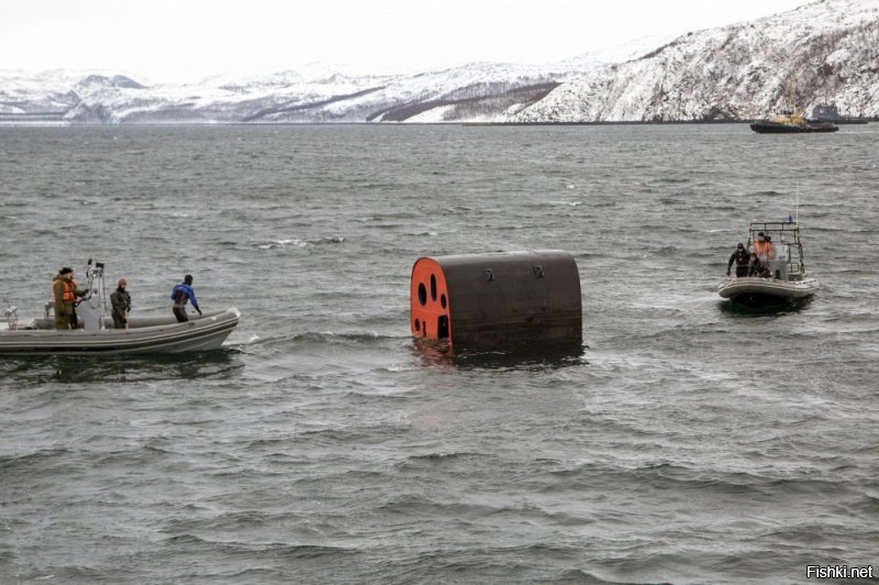 Спасательная капсула ПЛ "Северодвинск. 
  "
