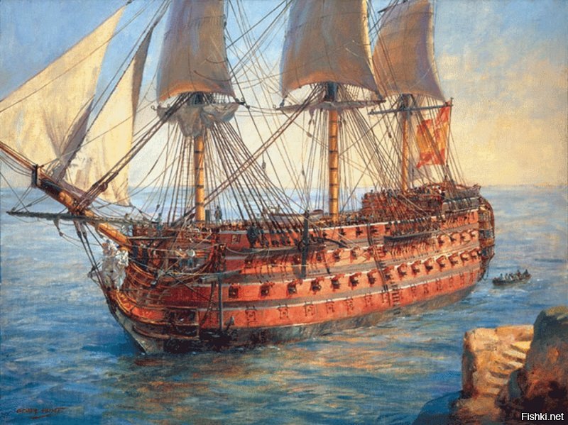 Nuestra Señora de la Santísima Trinidad - самый большой парусный линейный корабль в истории. Флагман испанского флота.