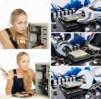 И что интересно, она как-то достала из системника материнку, не доставая материнку...