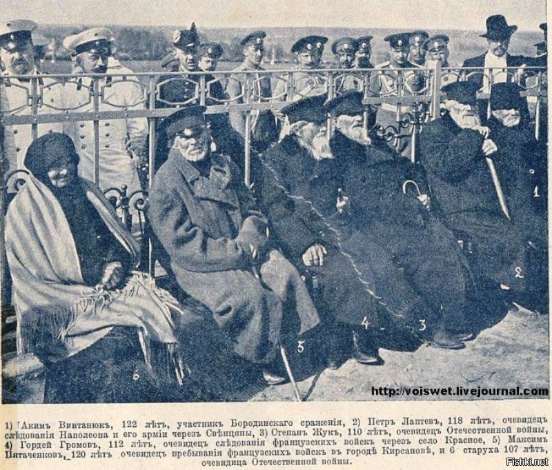 Участники Отечественной войны 1812 года
