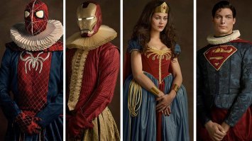 Персонажи от Марвелл тоже неплохо выглядят в средневековом стиле ;)