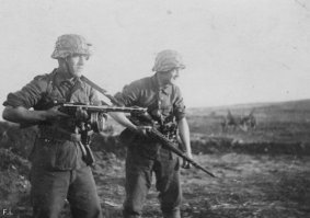 Немцы тоже не брезговали ППШ.