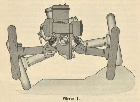 Есть именно у этой тачки еще одна особенность, здесь не показанная - это то, что модули двигатель-мост могли проворачиваться друг относительно друга на продольной раме еще больше увеличивая артикуляцию подвески на сложном профиле. 

Была у немцев и еще одна забавная машина-быстросъёб: мотор посередине и две морды без жоп (да управляемых моста, два комплекта рулей и педалей).