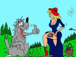 Эпизод из жизни Красной Шапочки