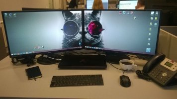 На работе третий год Барсик живет.