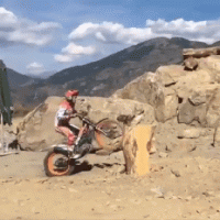 обычный мототриал.