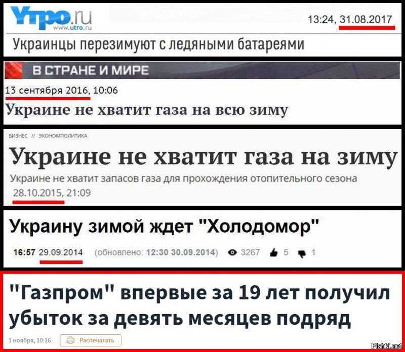 Настала осень, а значит пришло время в очередной раз пророчить тотальное вымерзание хохлов. И пофигу, что в газодобывающей России не газифицирована 1/3 субъектов...