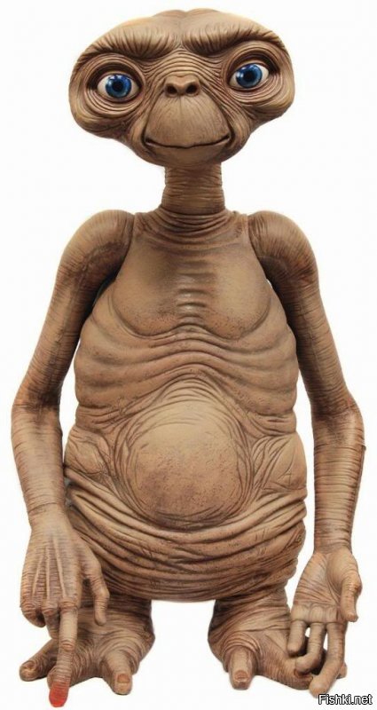 Родственник пришельца из фильма с названием "E.T.".
Местная локализация франшизы.