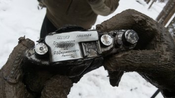 Поднимали самолет в Домодедово,попался..